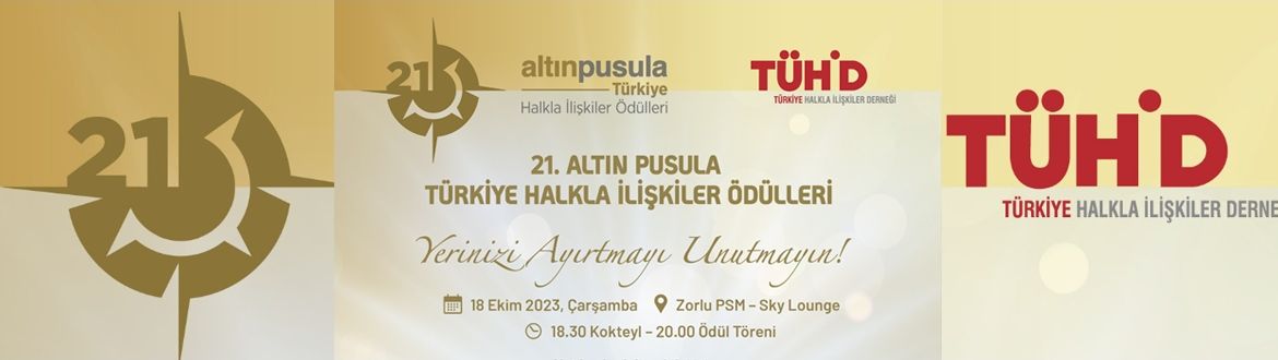 21. ALTIN PUSULA ÖDÜLLERİ 18 EKİM’DE SAHİPLERİNİ BULACAK
