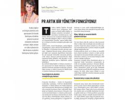 İpek Özgüden Özen: PR Artık Bir Yönetim Fonksiyonu / Marketing Türkiye Ocak 206