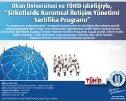 TÜHİD ve Okan Üniversitesi İşbirliğiyle "Şirketlerde Kurumsal İletişim Yönetimi" Sertifika Programı